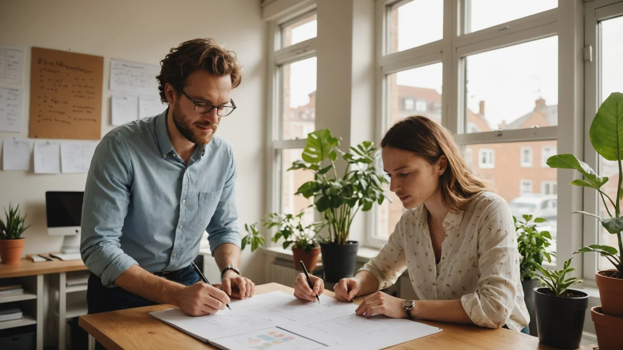Proofglint founding team reviewing hiring rubric